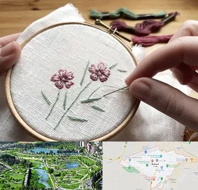 کلاس گلدوزی با دست در بجنورد