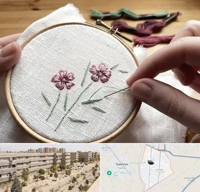 کلاس گلدوزی با دست در واوان اسلامشهر