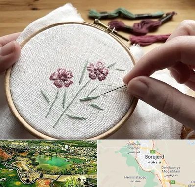 کلاس گلدوزی با دست در بروجرد