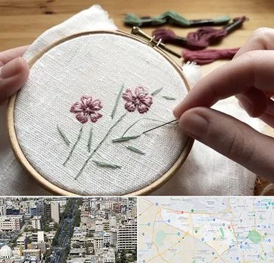 کلاس گلدوزی با دست در منطقه 18 تهران 