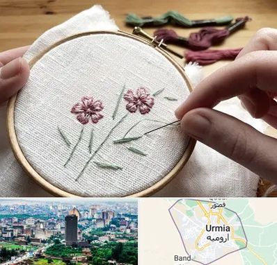 کلاس گلدوزی با دست در ارومیه