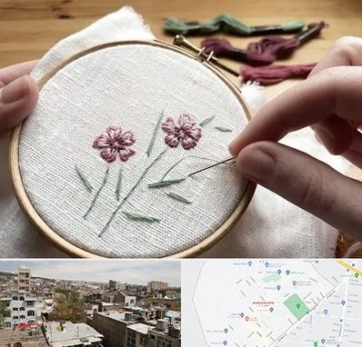 کلاس گلدوزی با دست در شمیران نو