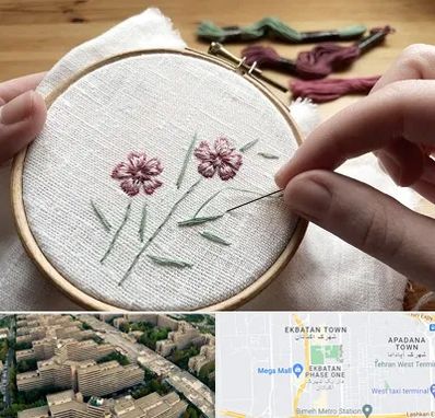 کلاس گلدوزی با دست در اکباتان 