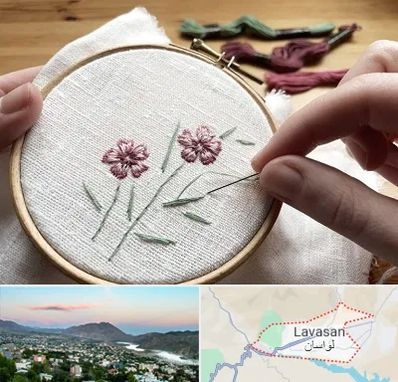 کلاس گلدوزی با دست در لواسان