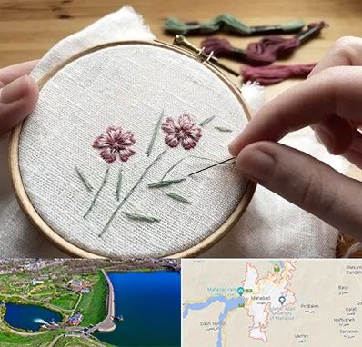 کلاس گلدوزی با دست در مهاباد