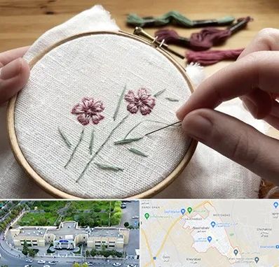 کلاس گلدوزی با دست در نسیم شهر