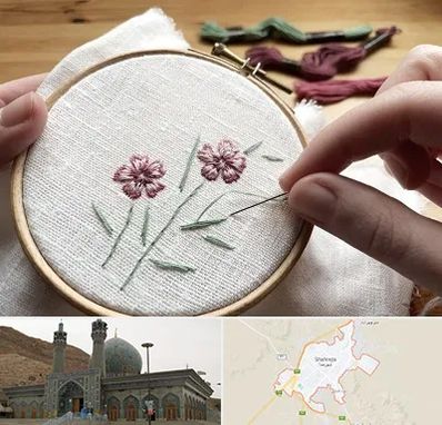 کلاس گلدوزی با دست در شهرضا