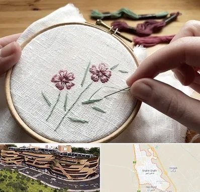 کلاس گلدوزی با دست در شاهین شهر