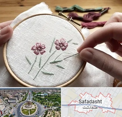 کلاس گلدوزی با دست در صفادشت