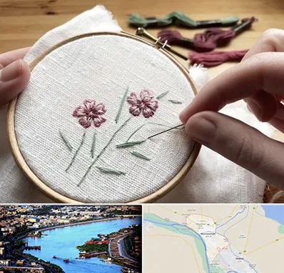 کلاس گلدوزی با دست در خرمشهر