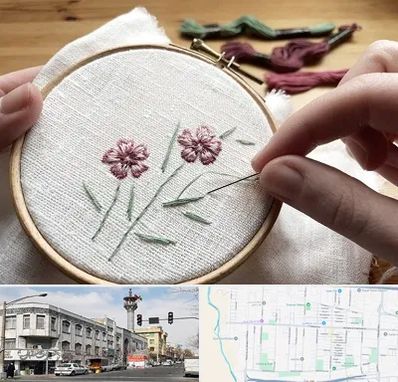 کلاس گلدوزی با دست در 17شهریور