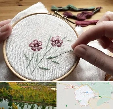 کلاس گلدوزی با دست در بهبهان