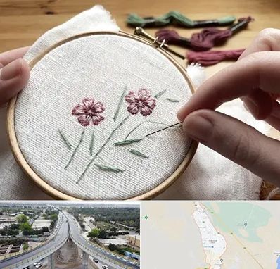 کلاس گلدوزی با دست در اندیمشک