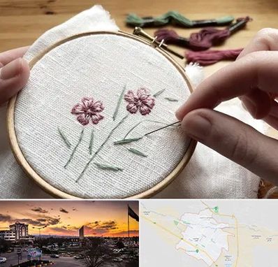 کلاس گلدوزی با دست در قوچان