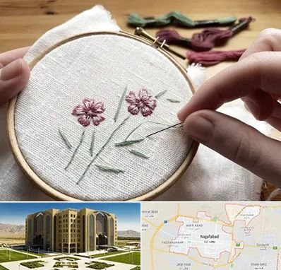 کلاس گلدوزی با دست در نجف آباد