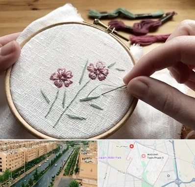 کلاس گلدوزی با دست در فاز سه اندیشه