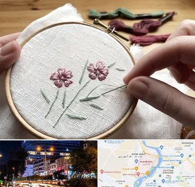 کلاس گلدوزی با دست در کیانپارس اهواز