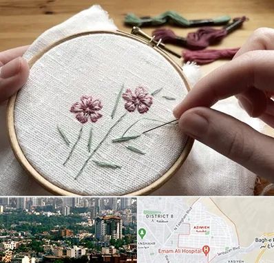 کلاس گلدوزی با دست در عظیمیه کرج 