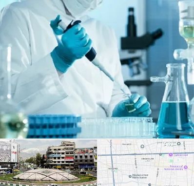 آزمایشگاه HIV در مرکز تهران