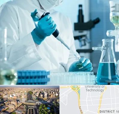 آزمایشگاه HIV در استاد معین 