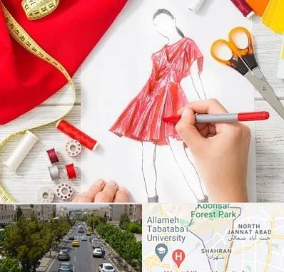 آموزشگاه طراحی لباس در شهران