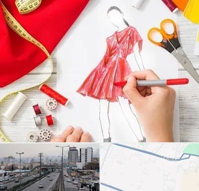 آموزشگاه طراحی لباس در بلوار ارتش