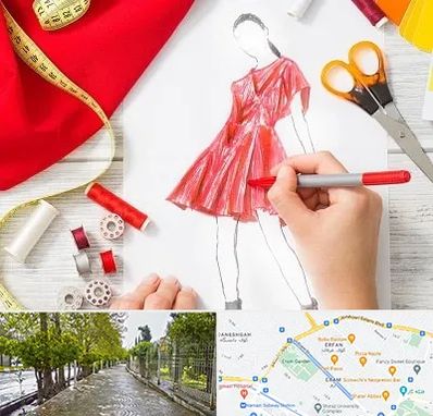 آموزشگاه طراحی لباس در خیابان ارم شیراز