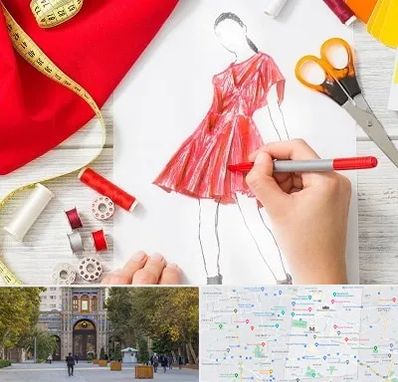 آموزشگاه طراحی لباس در منطقه 12 تهران