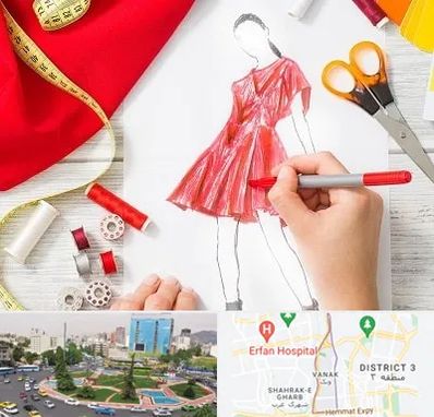 آموزشگاه طراحی لباس در ونک تهران