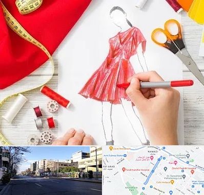 آموزشگاه طراحی لباس در خیابان ملاصدرا شیراز