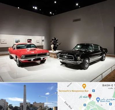 نمایشگاه خودرو در فلکه گاز شیراز