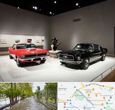 نمایشگاه خودرو در خیابان ارم شیراز