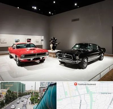 نمایشگاه خودرو در بلوار فرحزادی