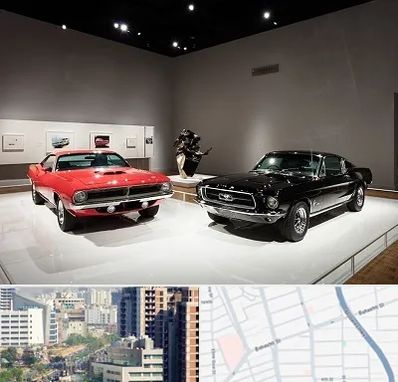 نمایشگاه خودرو در خیابان بهشتی