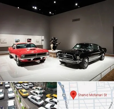 نمایشگاه خودرو در مطهری تهران
