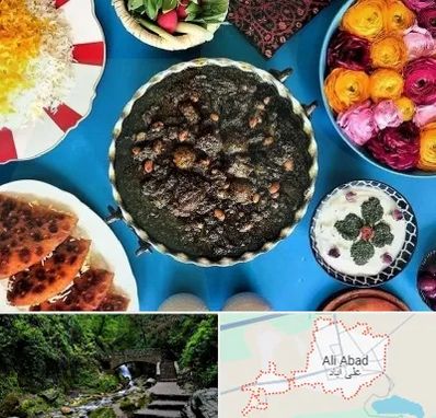 کلاس سفره آرایی در علی آباد کتول