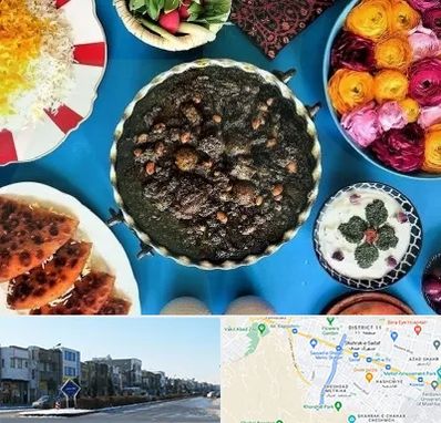 کلاس سفره آرایی در شریعتی مشهد