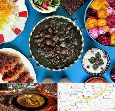 کلاس سفره آرایی در میدان ولیعصر 