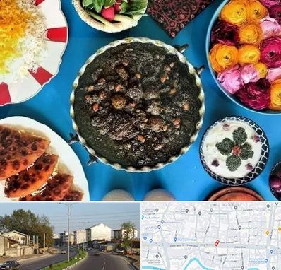 کلاس سفره آرایی در ضیابری رشت