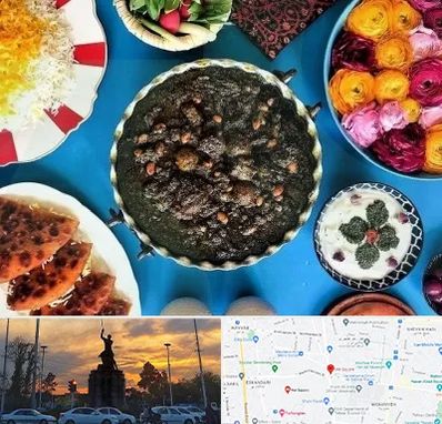 کلاس سفره آرایی در میدان حر 