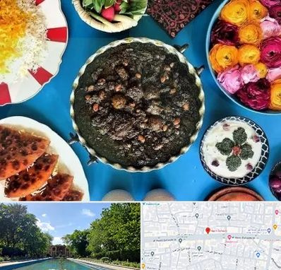 کلاس سفره آرایی در هشت بهشت اصفهان