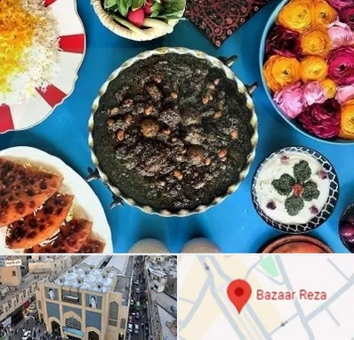 کلاس سفره آرایی در بازار رضا مشهد