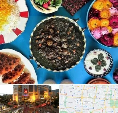 کلاس سفره آرایی در جنت آباد تهران 