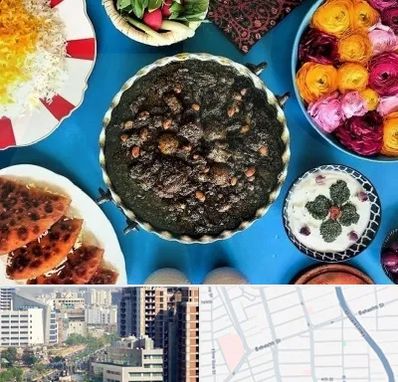 کلاس سفره آرایی در خیابان بهشتی