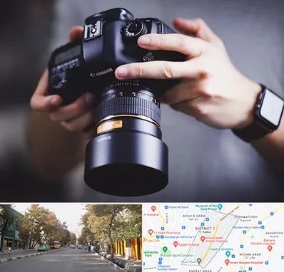 کلاس عکاسی در شریعتی 