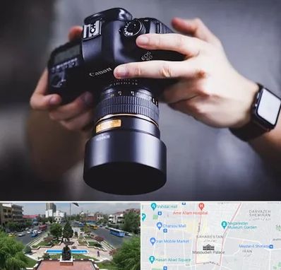 کلاس عکاسی در بهارستان 