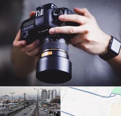 کلاس عکاسی در بلوار ارتش