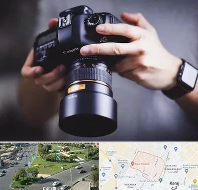 کلاس عکاسی در شاهین ویلا کرج