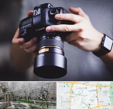 کلاس عکاسی در باغ فیض