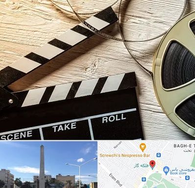 کلاس فیلمبرداری در فلکه گاز شیراز